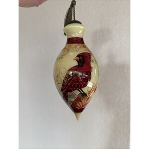 Ne' Qwa Art Connie Haley Holiday Cardinals Ornament #635